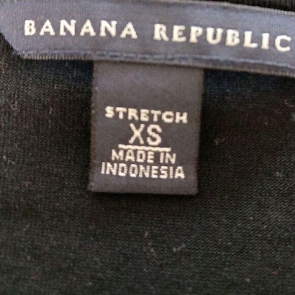 Banana Republic Flutter Sleeve Scoopneck Short Sleeved Blouse - Picture 6 of 8